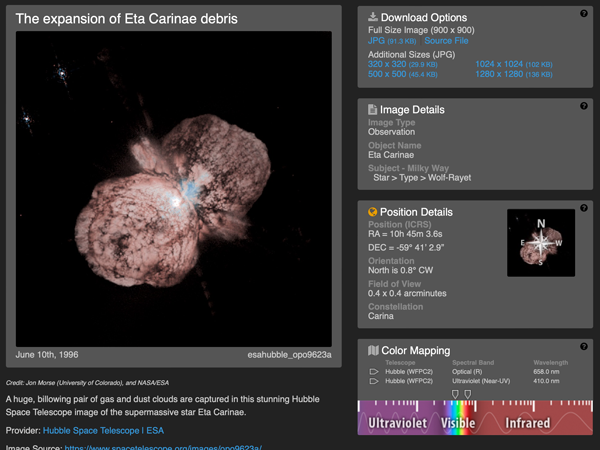 EtaCar AP Hubble